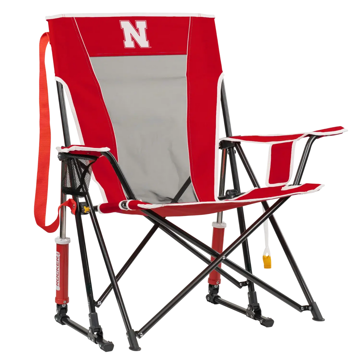 College Comfort Pro Rocker™ - Nebraska Cornhuskers - Outdoor Ready